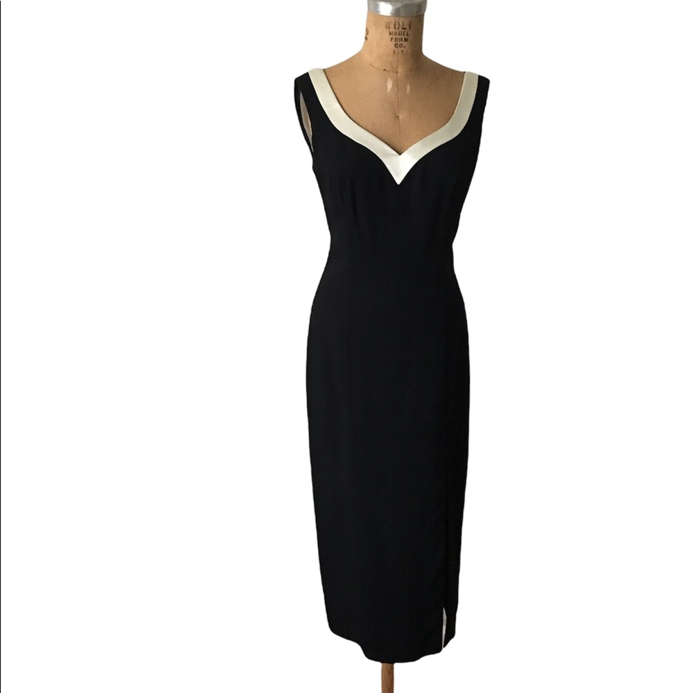Donna Ricco Petite Black Dress